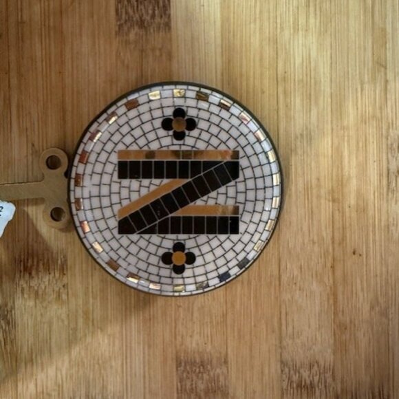 NWT - Anthropologie Bistro Tile Monogram Hook – Letter N - Picture 6 of 16